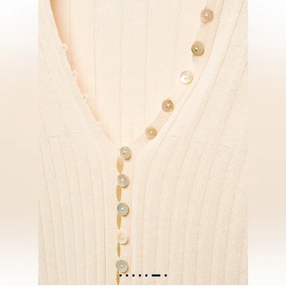 NWT Mango Ribbed Cardigan with Button Detail - Picture 5 of 16